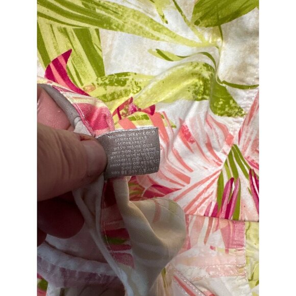 Chicos Floral Tropical Full Zip Jacket Size 1 US M - Picture 6 of 8